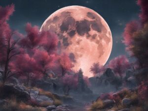 ai generated, full moon, erie